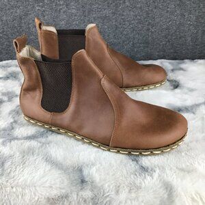 Atlantis Handmade Leather Turkish Barefoot Grounding Chelsea Boot  Size 10